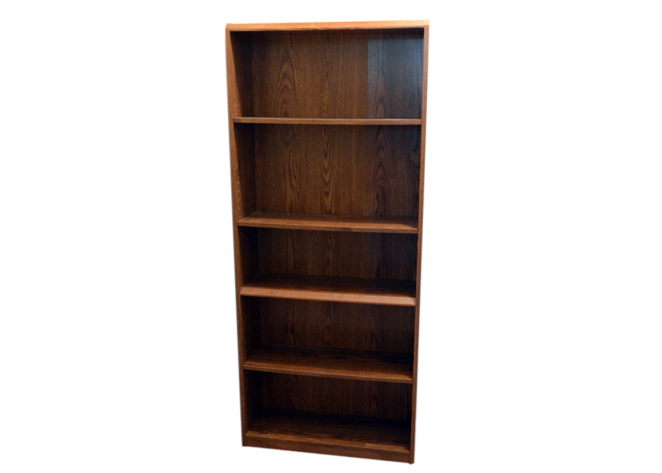 Contemporary Walnut Bookcase