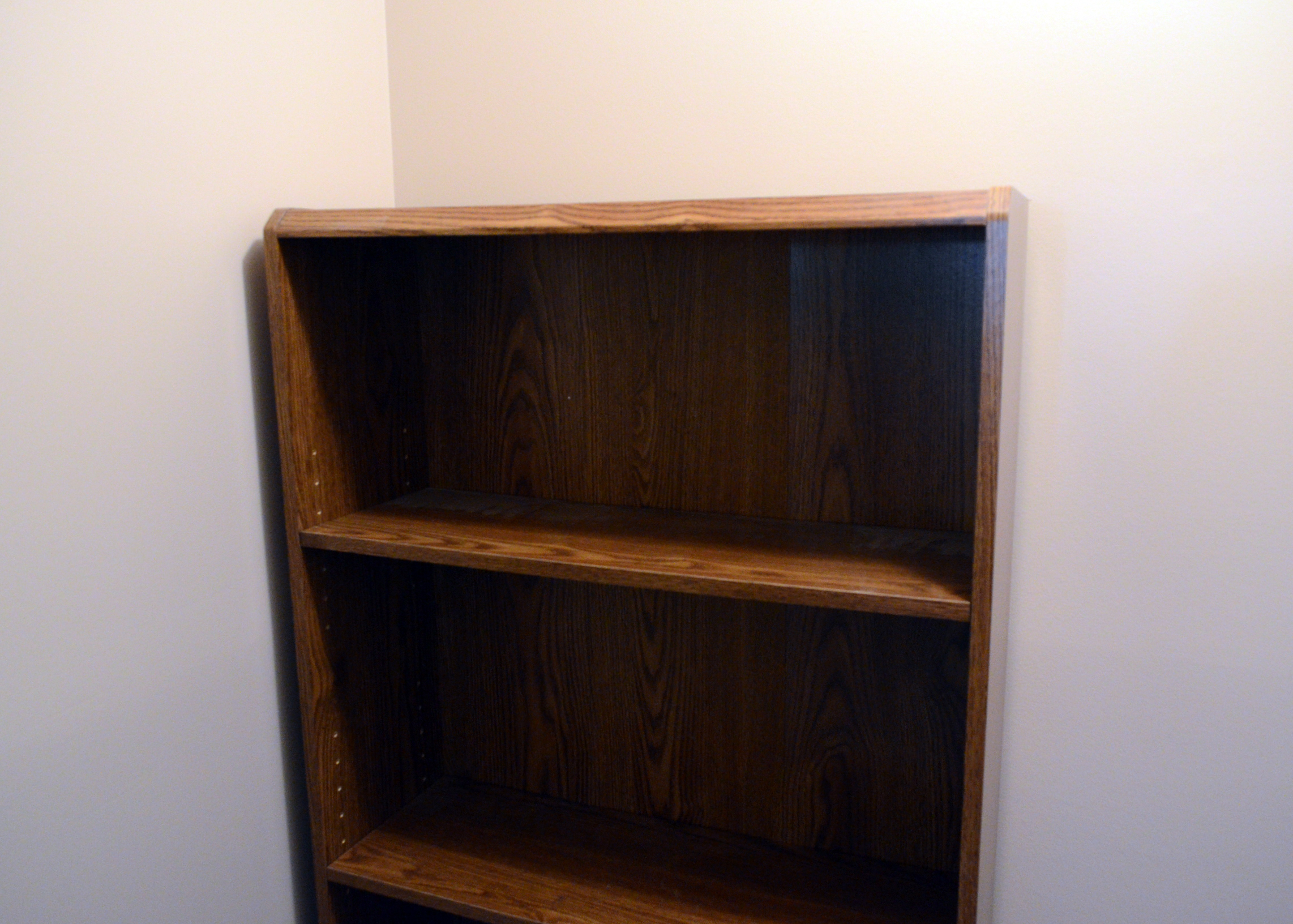 Contemporary Walnut Bookcase