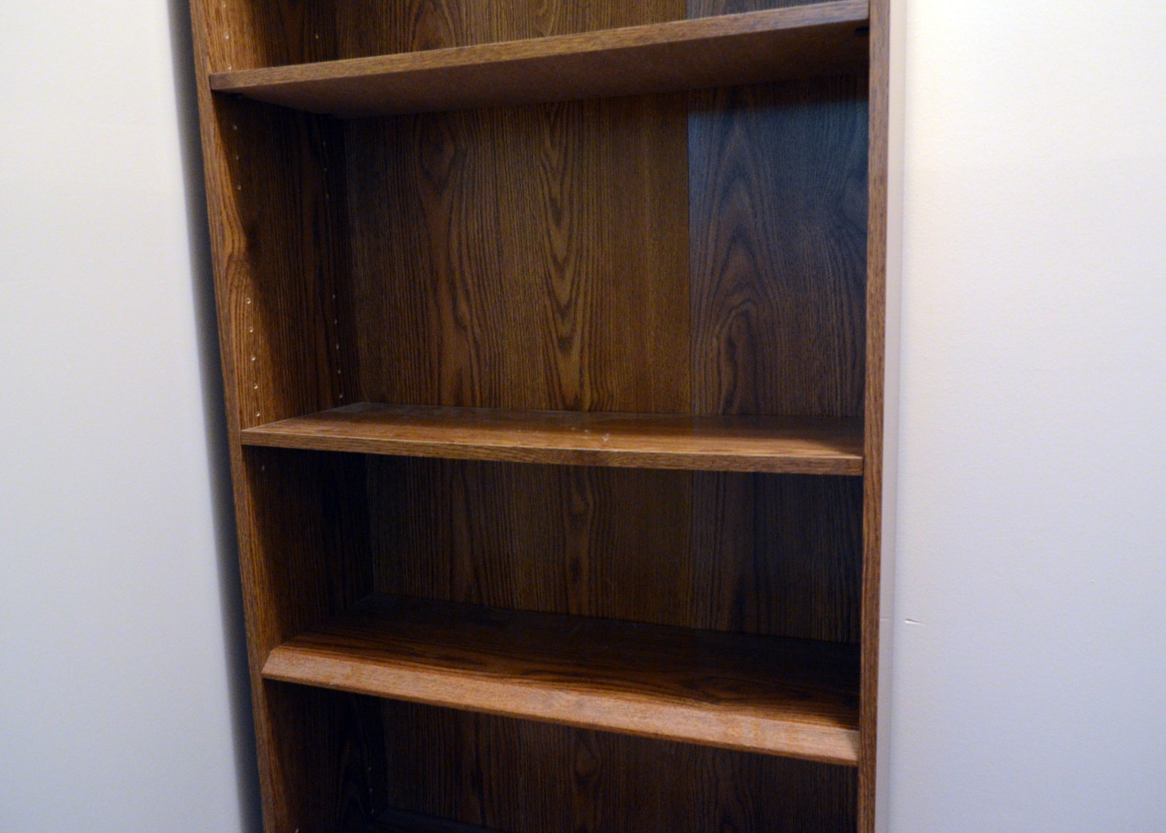 Contemporary Walnut Bookcase