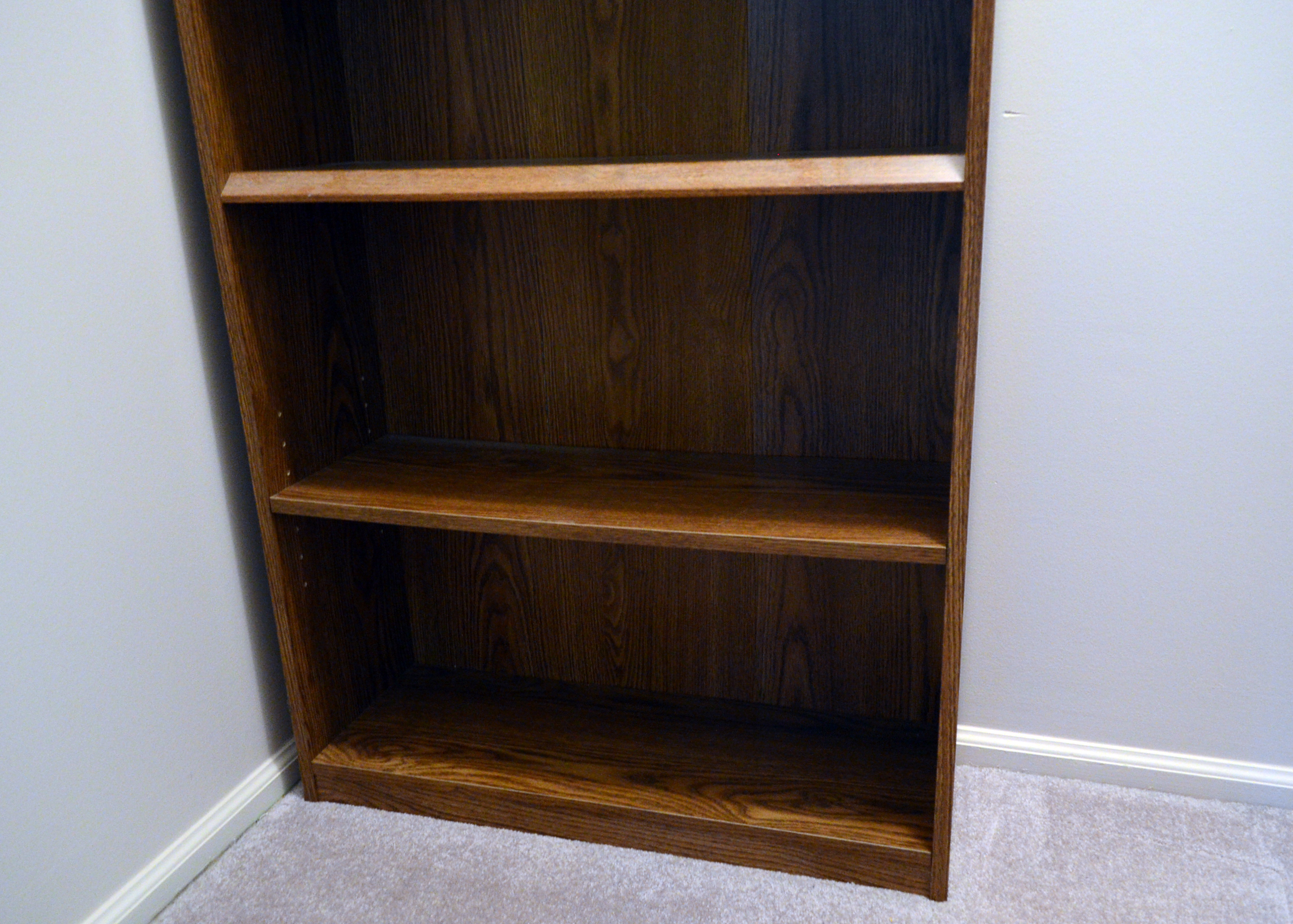 Contemporary Walnut Bookcase