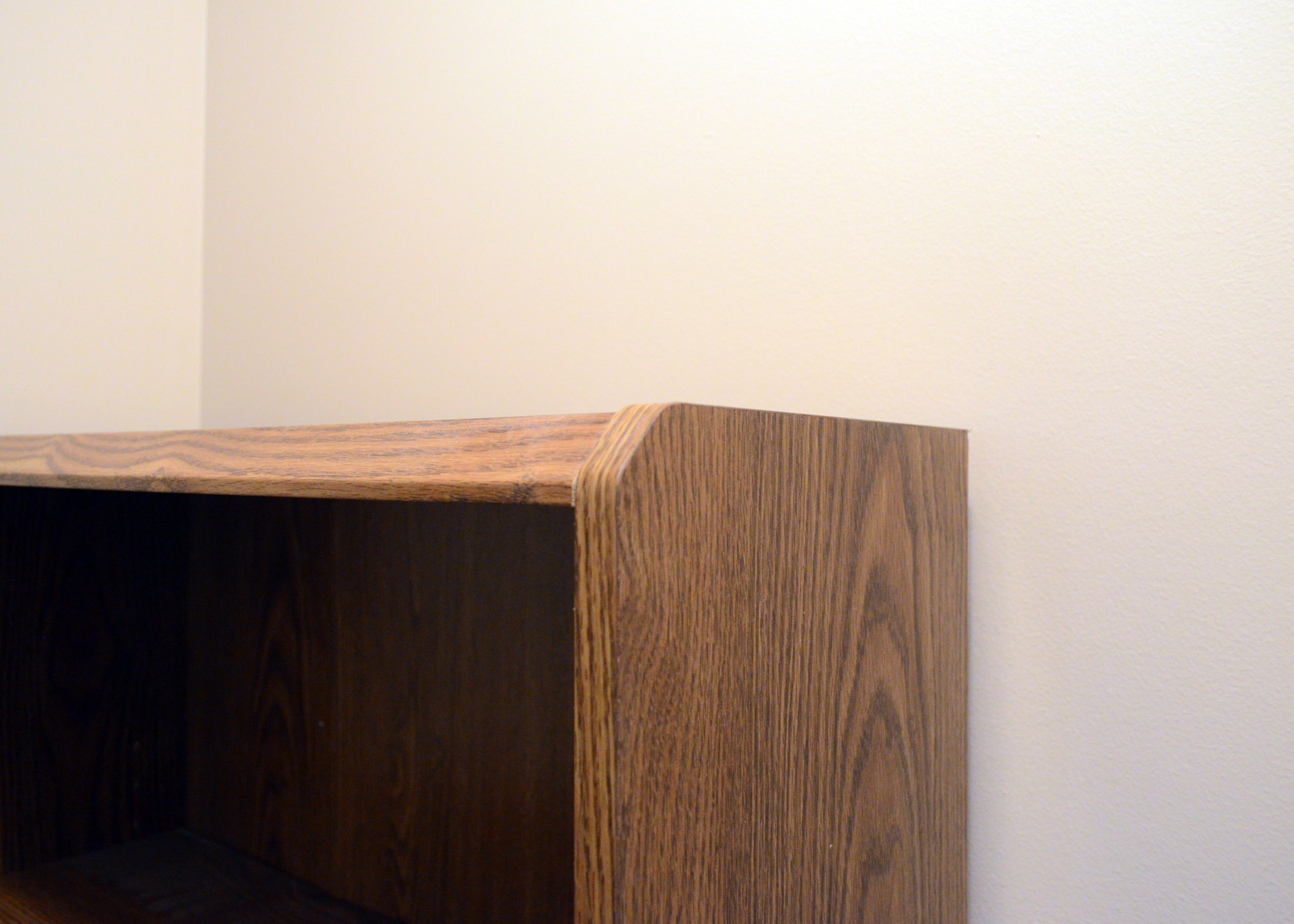 Contemporary Walnut Bookcase