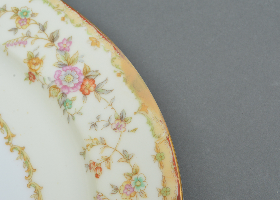 Vintage Noritake M China 12 Place Settings in  Columbine Pattern