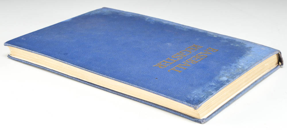 Pre-War 1940 "Baseball Register" Hardbound Book