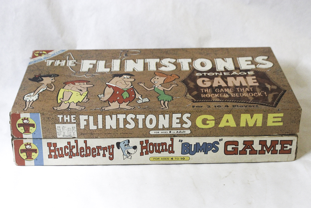 Collection of Vintage Hanna-Barbera Board Games