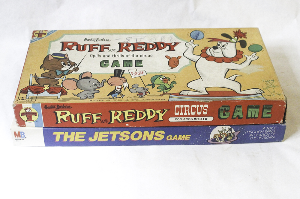 Collection of Vintage Hanna-Barbera Board Games