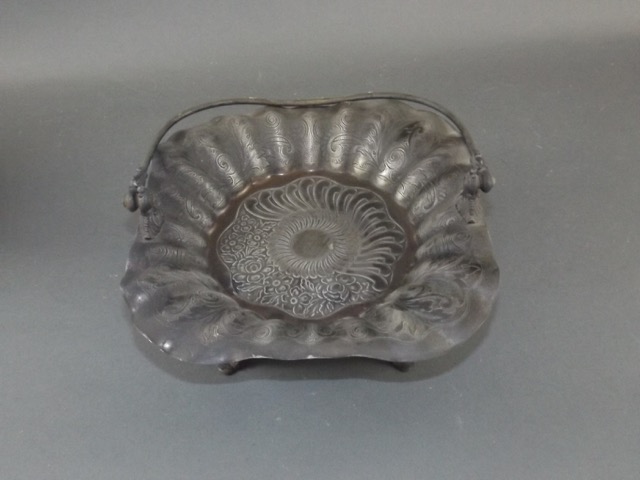 James W. Tufts Sugar Bowl and Bridal Basket