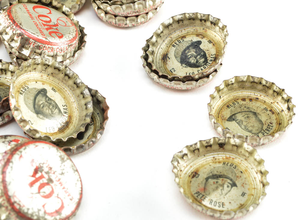 1960s Coke Baseball Player Bottle Caps