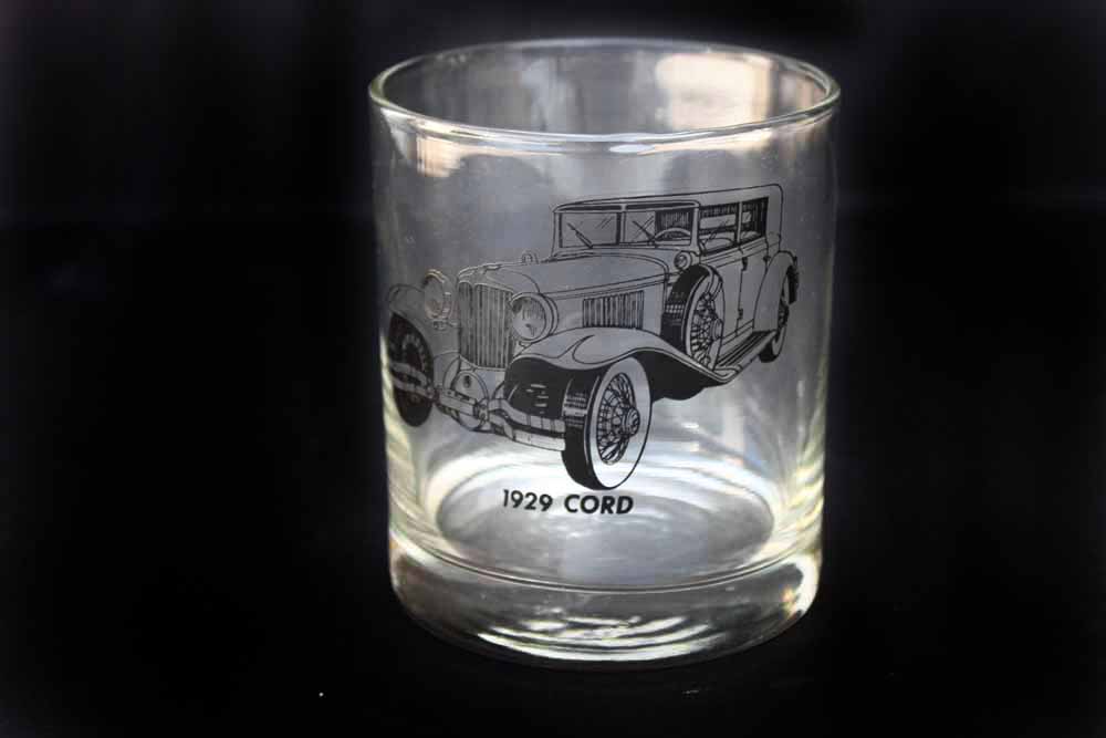 Commemorative Automobile Drinking Glasses