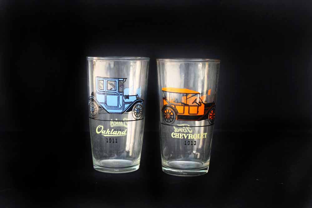 Commemorative Automobile Drinking Glasses