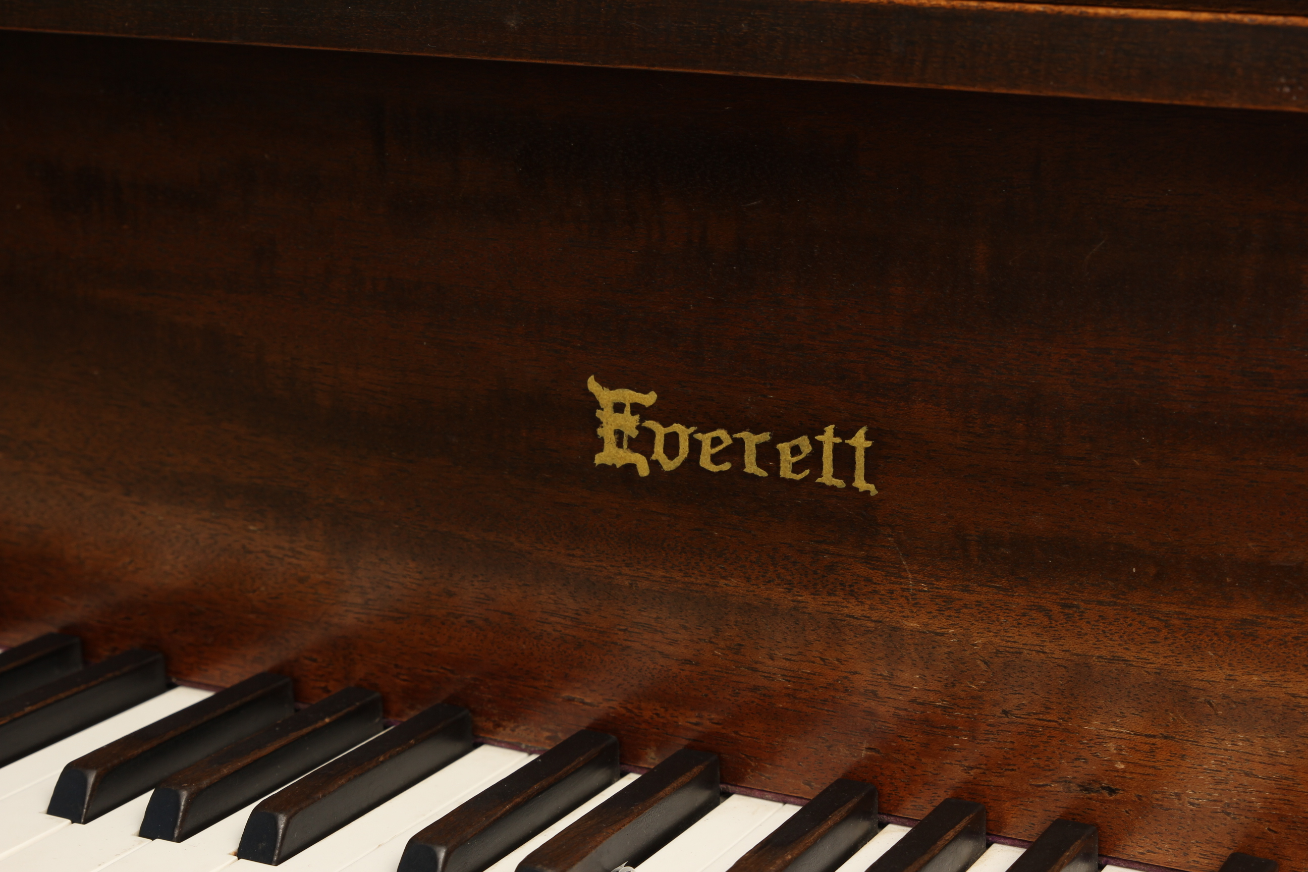 Antique Everett Baby Grand Piano and Bench