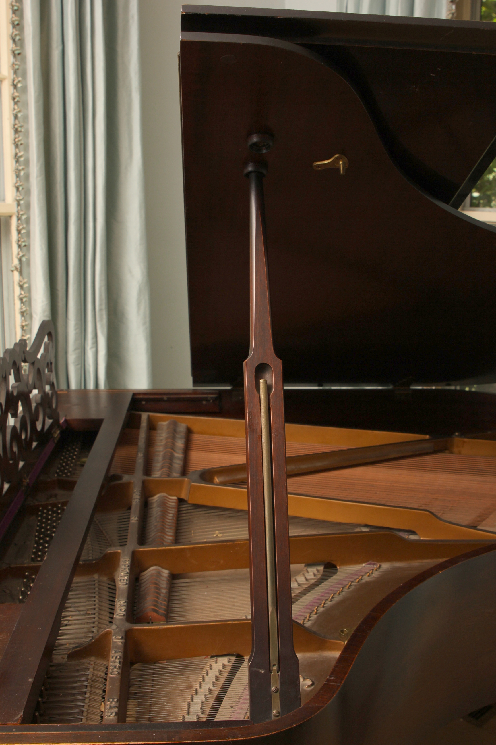 Antique Everett Baby Grand Piano and Bench