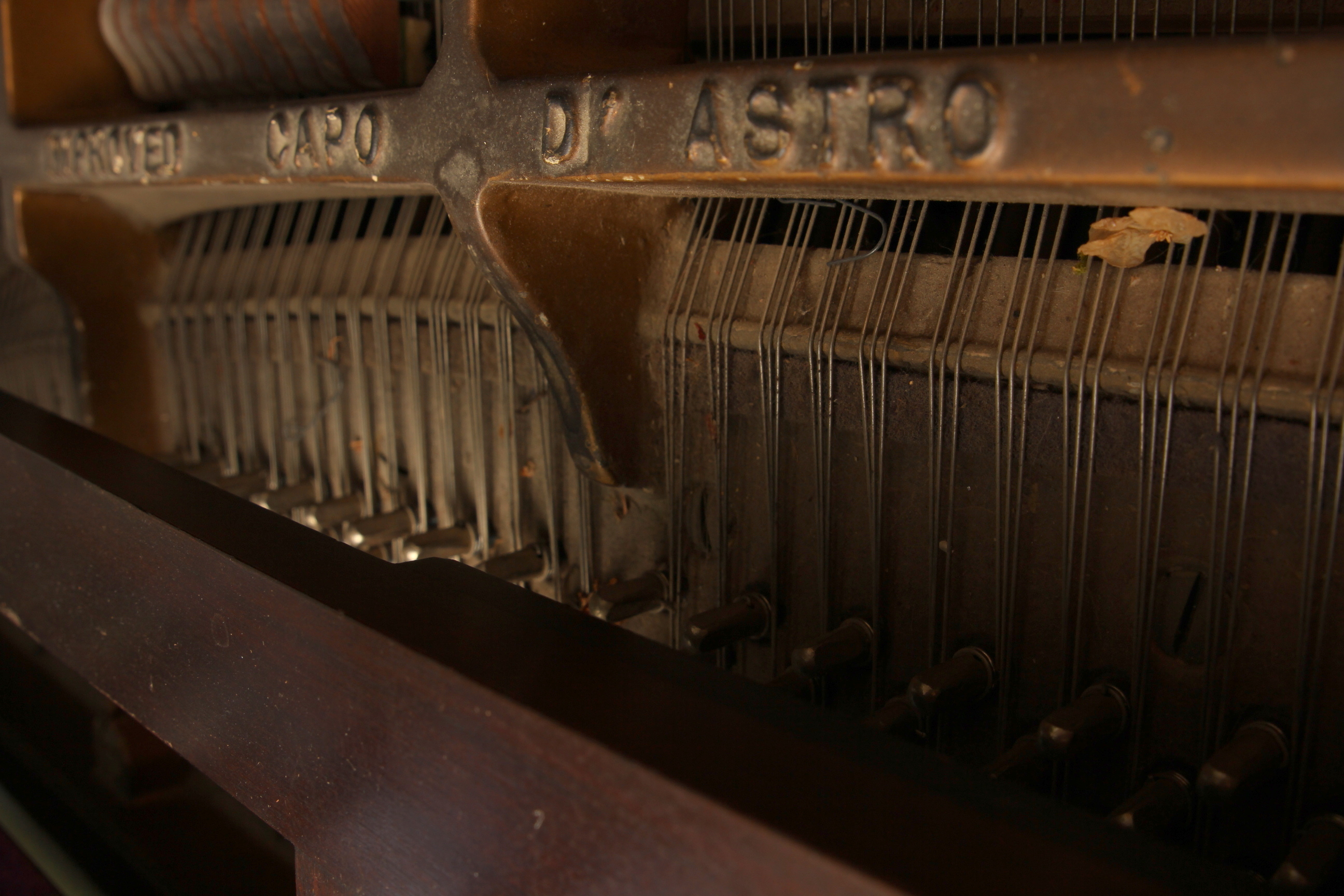 Antique Everett Baby Grand Piano and Bench