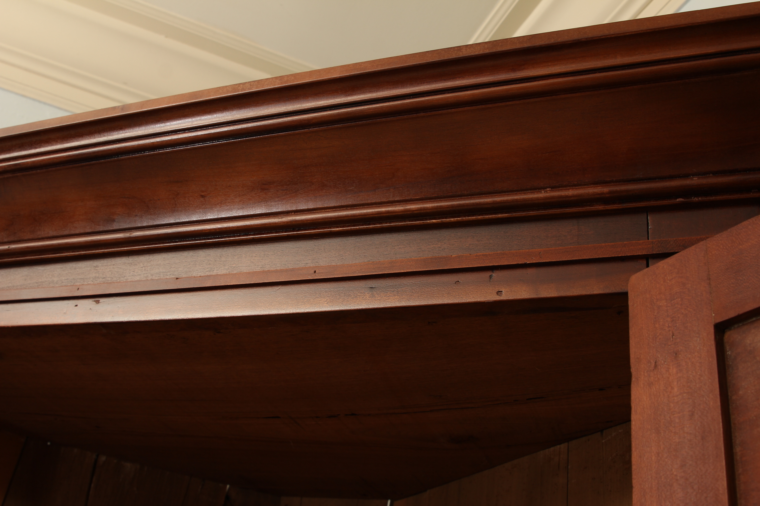 Antique Kentucky Cherry Corner Cupboard