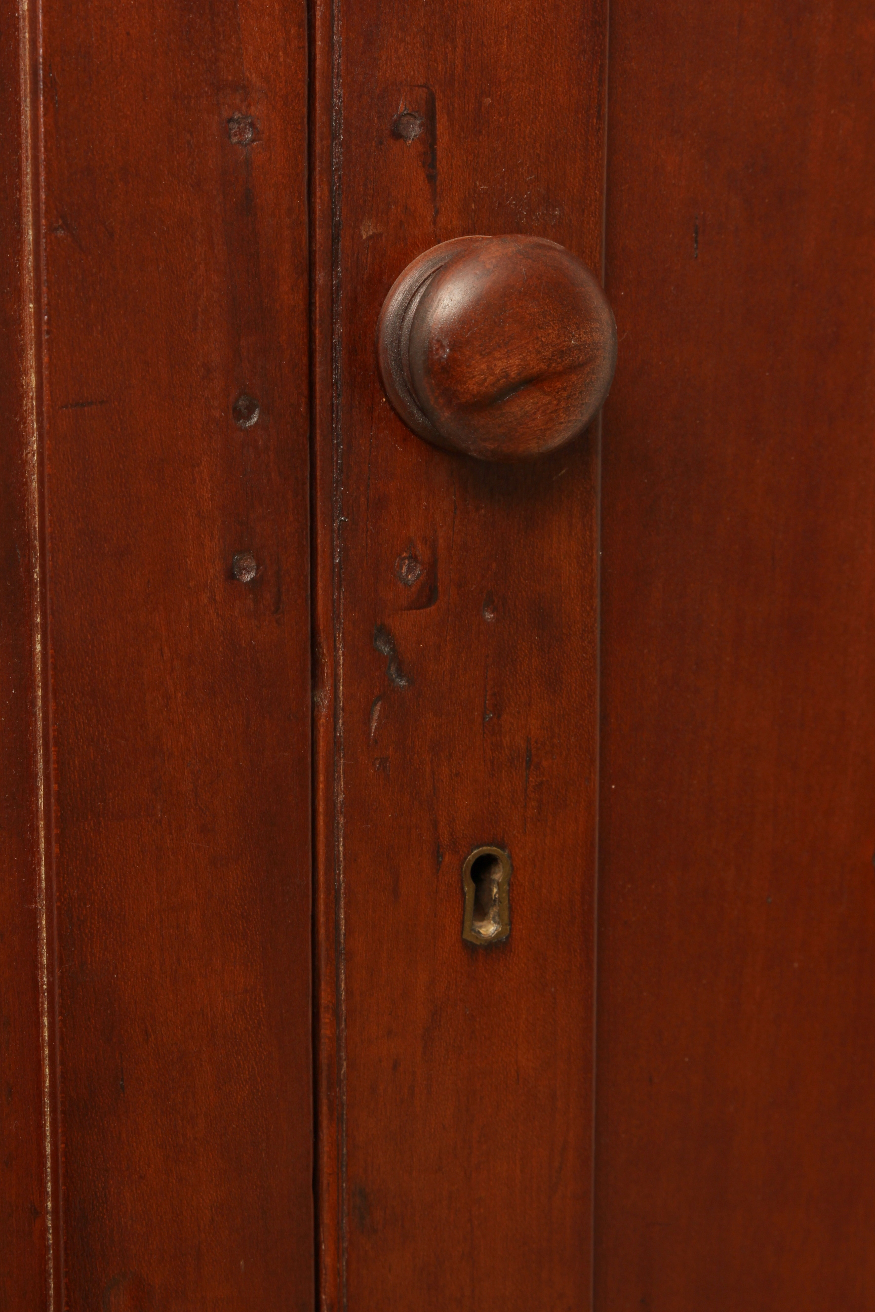 Antique Kentucky Cherry Corner Cupboard