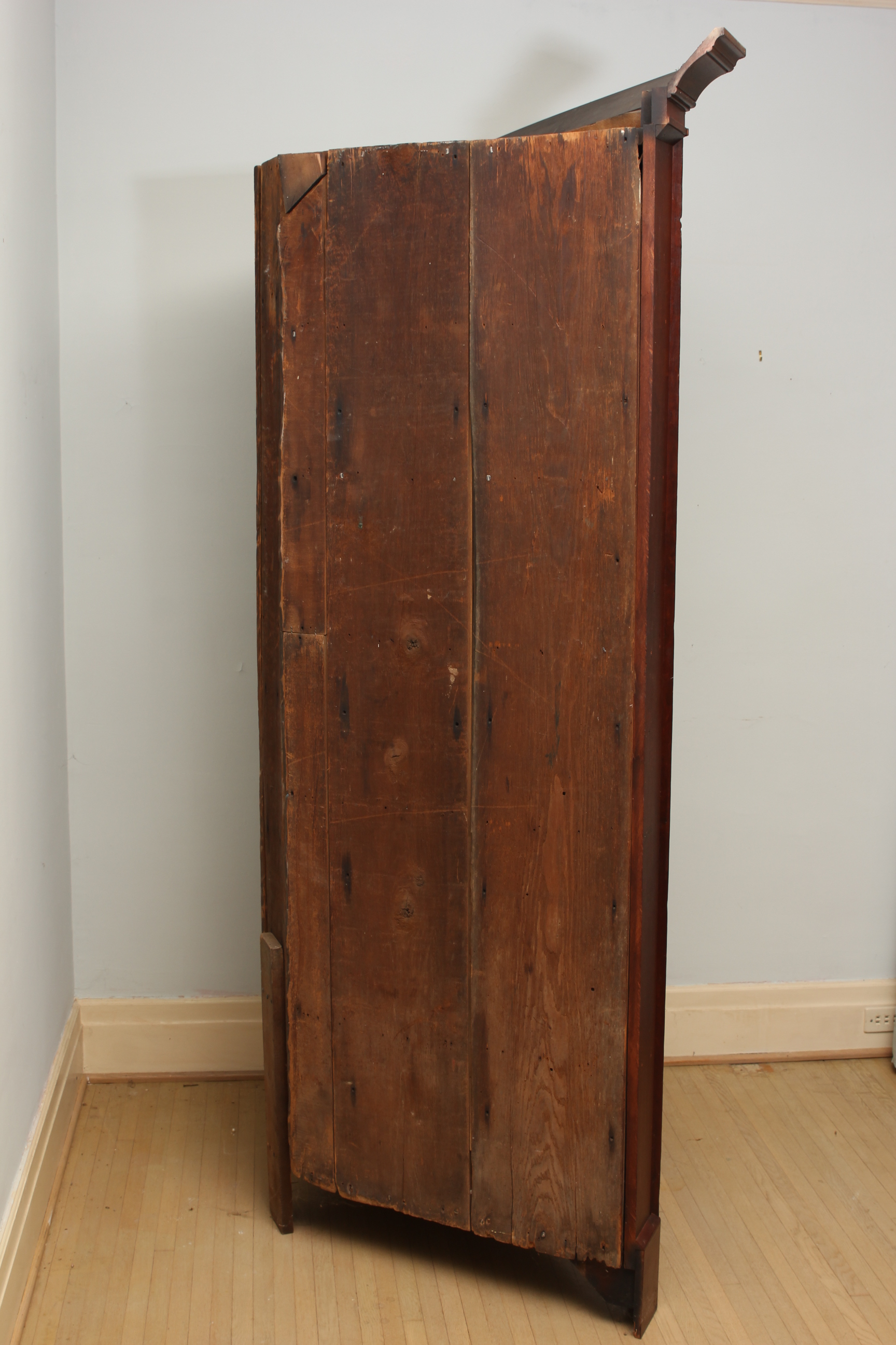 Antique Kentucky Cherry Corner Cupboard