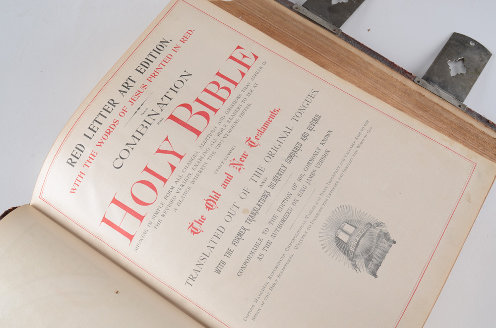 1893 Illustrated and Annotated Bible