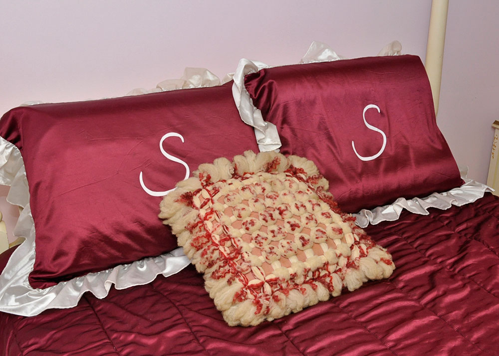 French Provincial Style Canopy Bed Frame