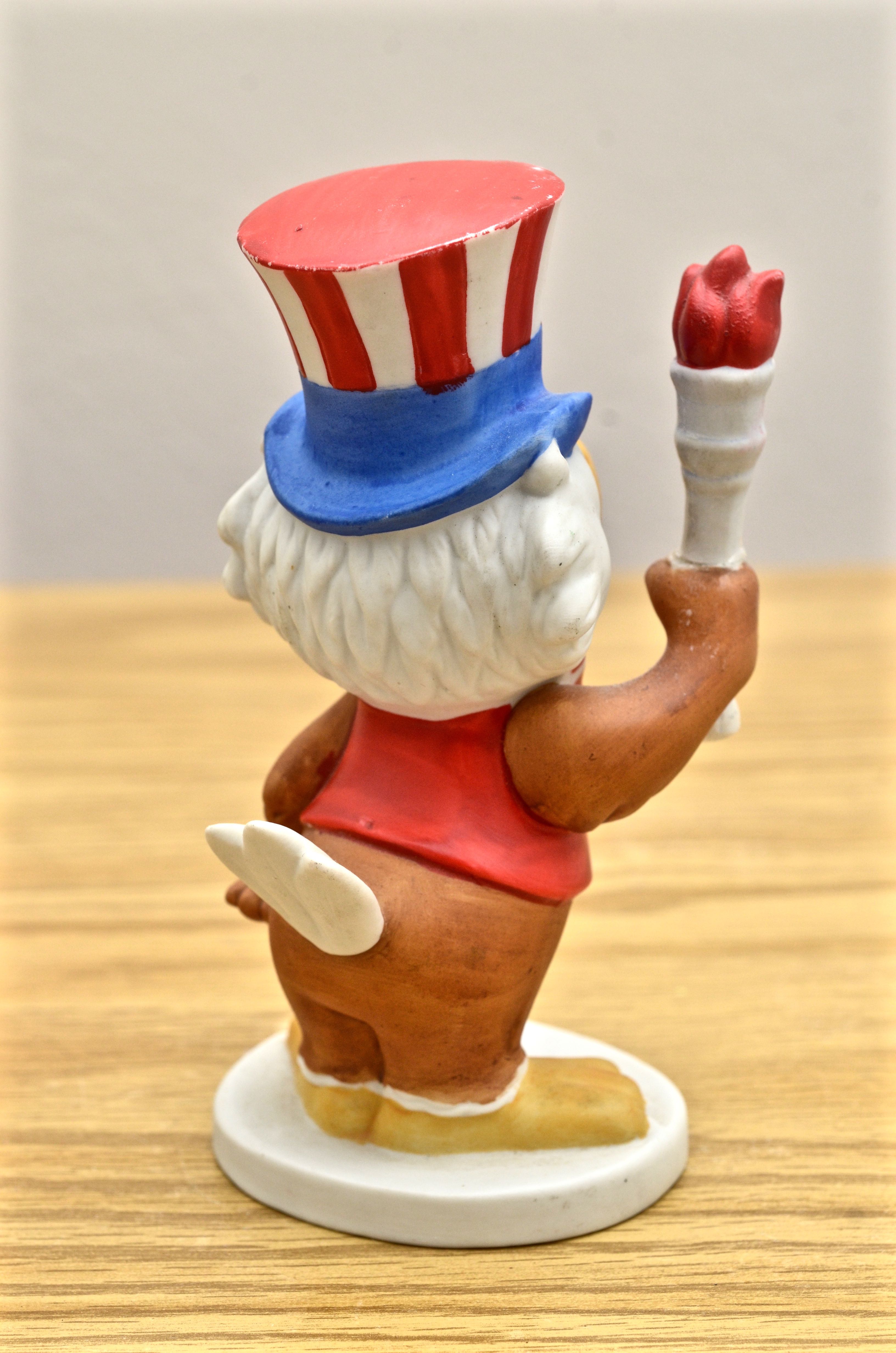 Sam the Olympic Eagle Porcelain Figurine