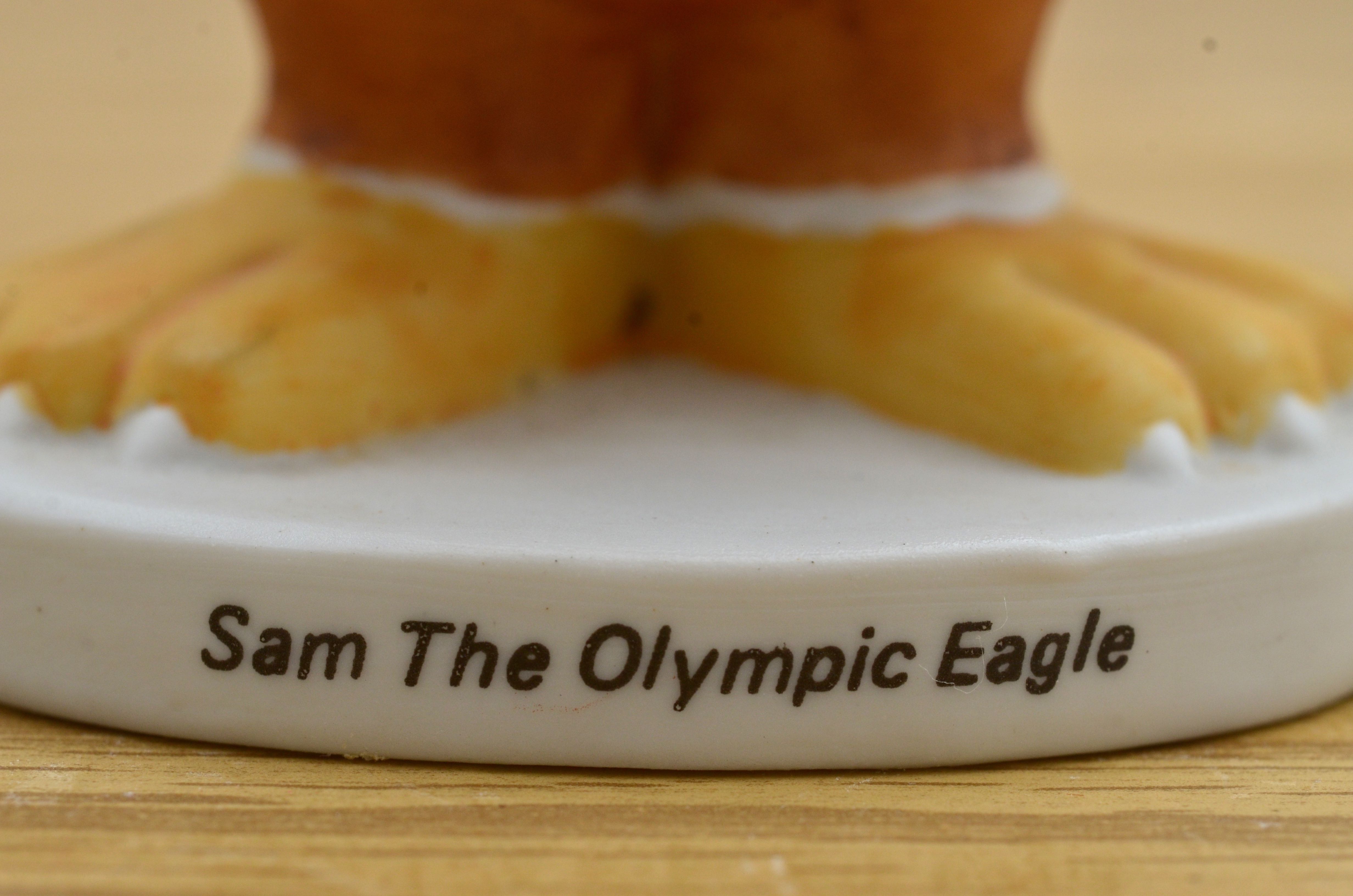 Sam the Olympic Eagle Porcelain Figurine