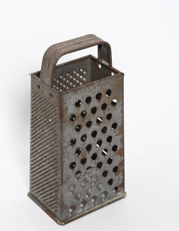 Vintage Cheese Grater and Home Decor Items