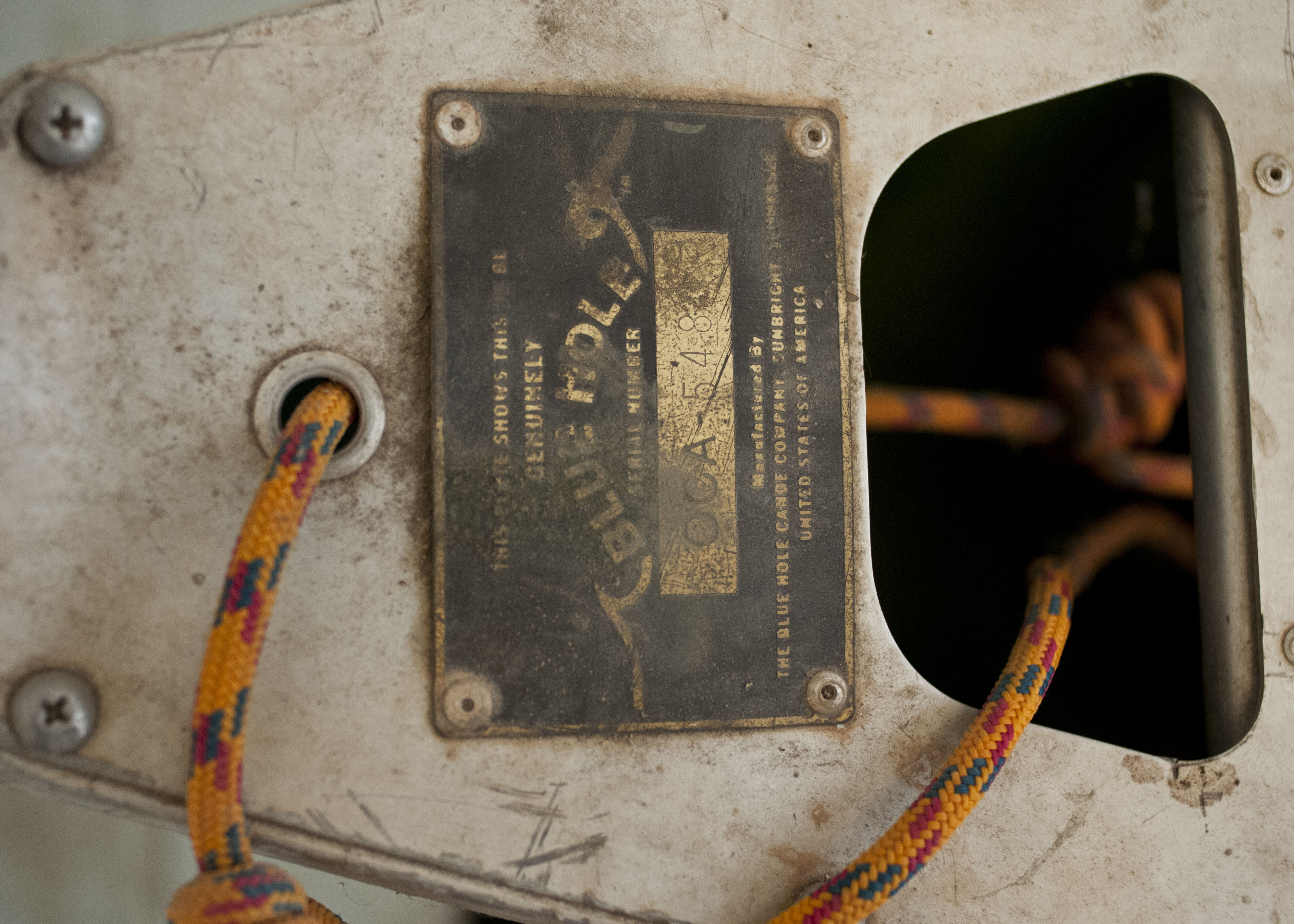 Vintage Blue Hole Canoe