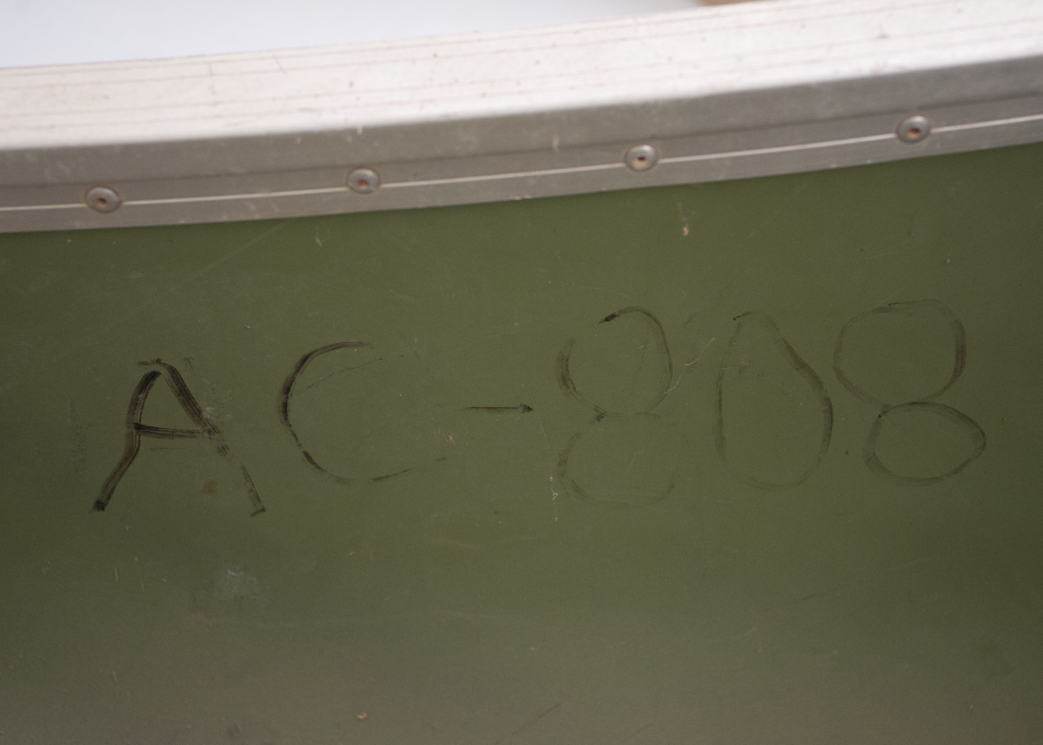 Vintage Blue Hole Canoe