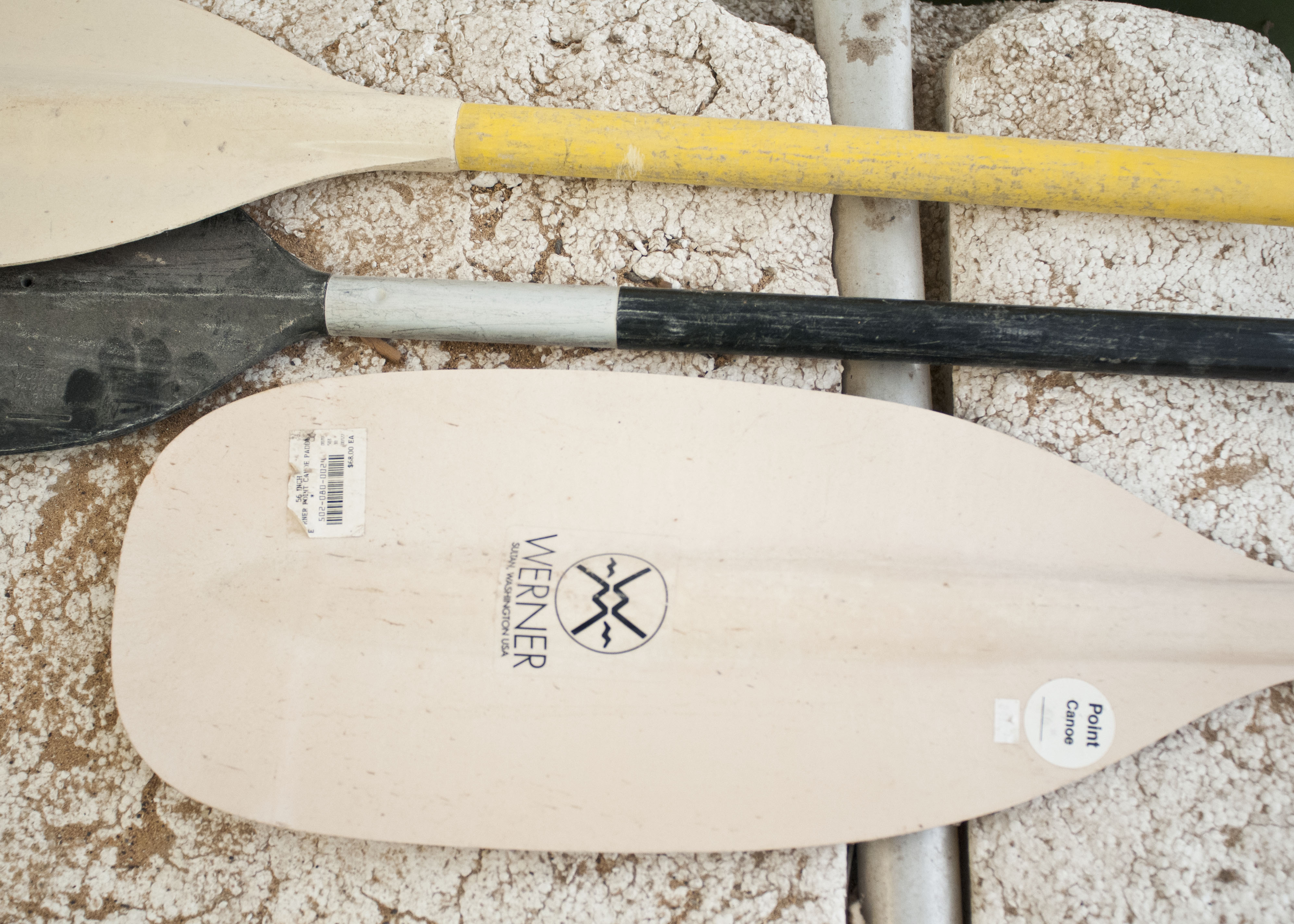 Vintage Blue Hole Canoe