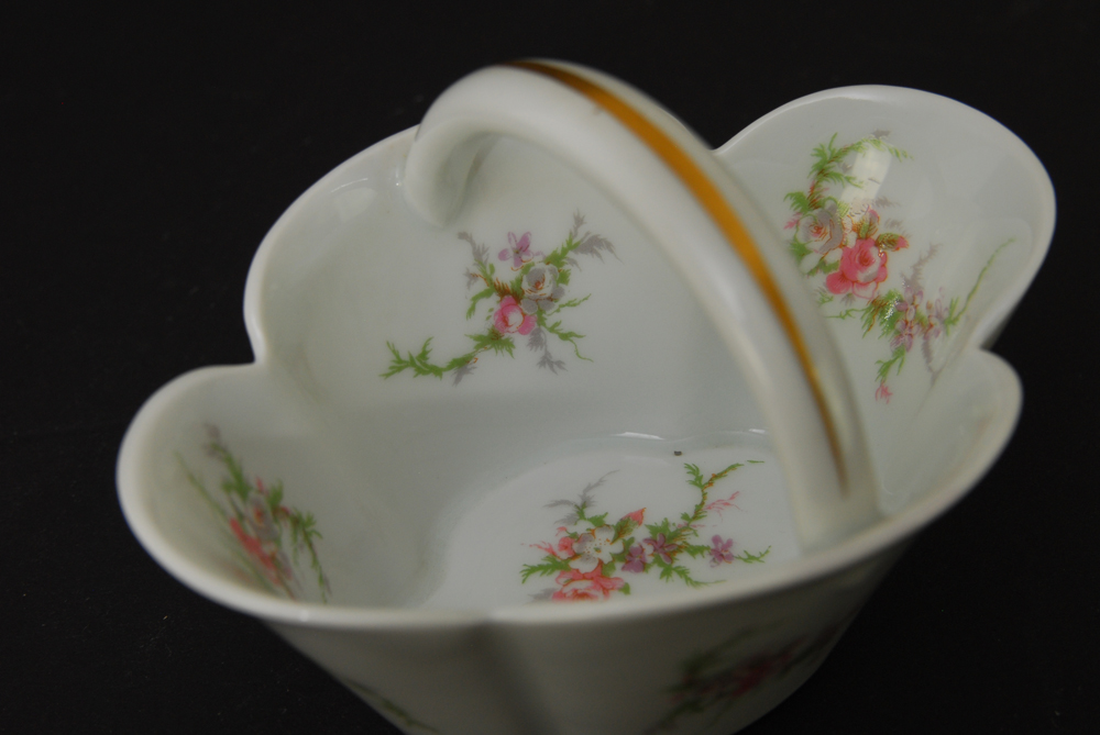 Limoges Box and Sugar Caddy