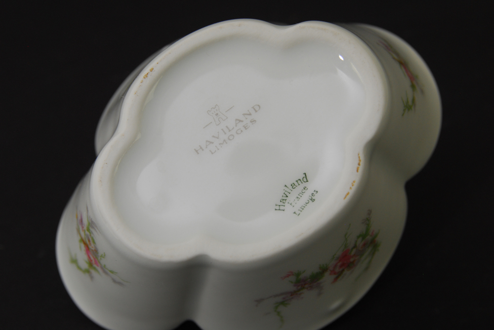 Limoges Box and Sugar Caddy