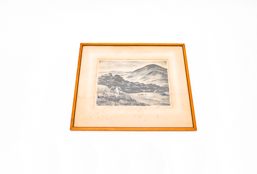 1938 Glenn Golton Signed Lithograph