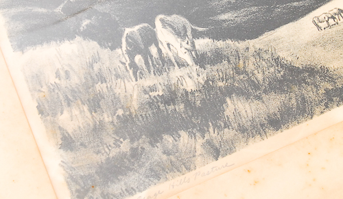 1938 Glenn Golton Signed Lithograph