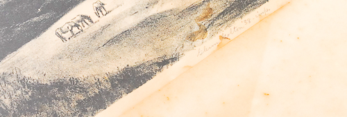 1938 Glenn Golton Signed Lithograph