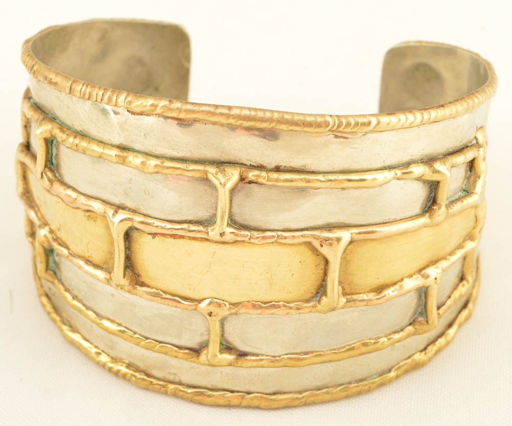 Two Indian Cuff Bracelets