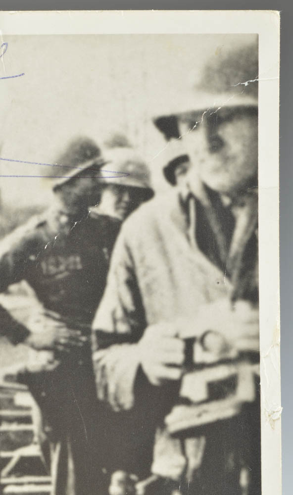 WWII General Patton Urinating in the Rhine Photographic Print