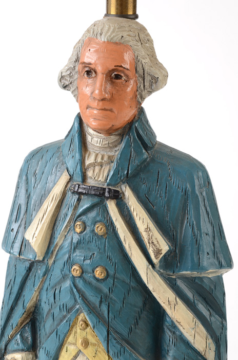 George Washington and Betsy Ross Lamps