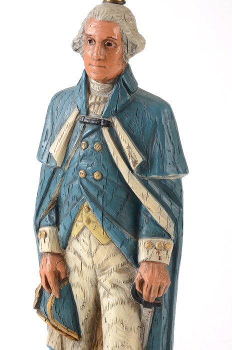 George Washington and Betsy Ross Lamps