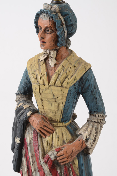 George Washington and Betsy Ross Lamps