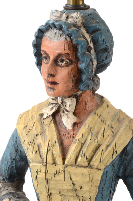 George Washington and Betsy Ross Lamps