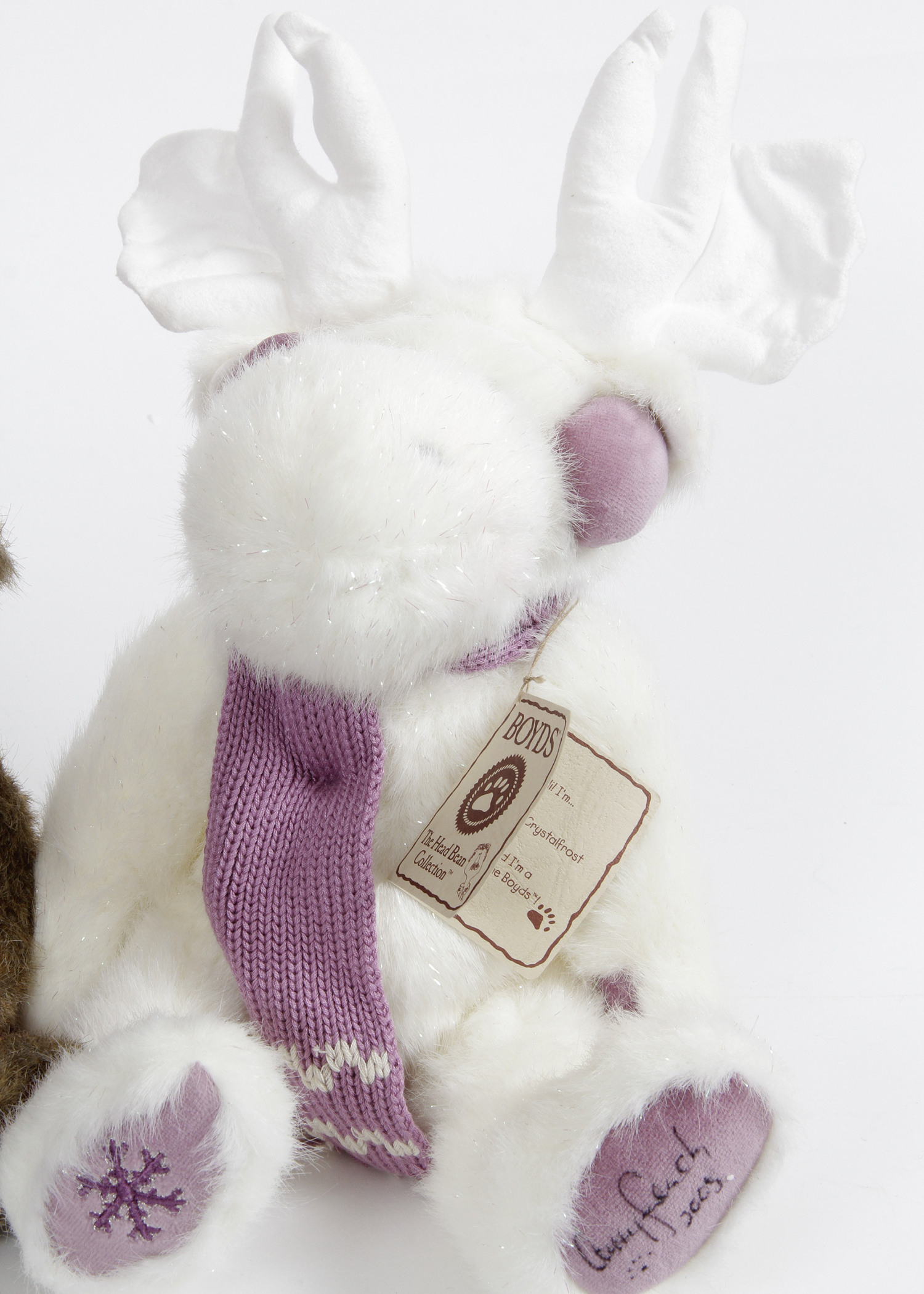 Moosley Crystal Frost and Two Other Boyds Bears