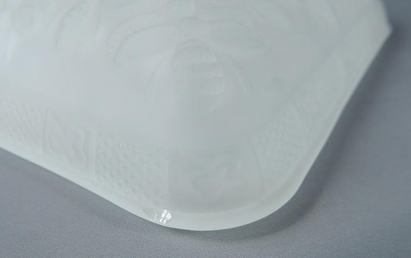 Frosted Indiana Tiara Glass Bee Hive Honey Box