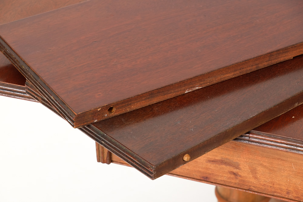 Duncan Phyfe Style Drop Leaf Dining Table