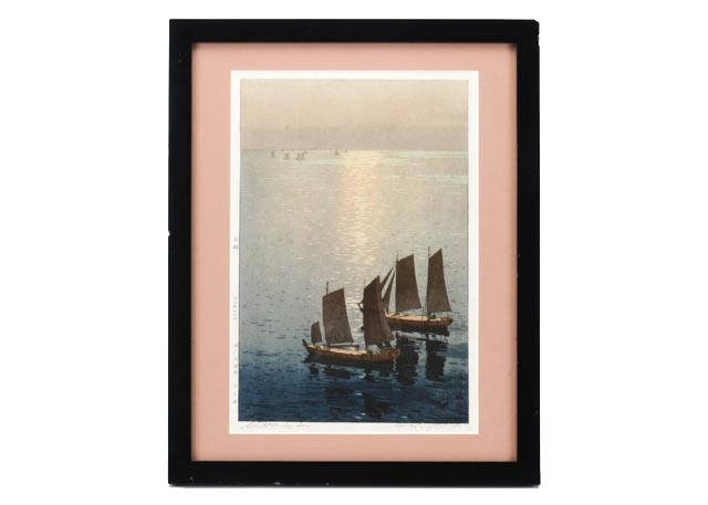 Original Hiroshi Yoshida Museum Proof "The Glittering Sea" 1926