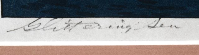 Original Hiroshi Yoshida Museum Proof "The Glittering Sea" 1926