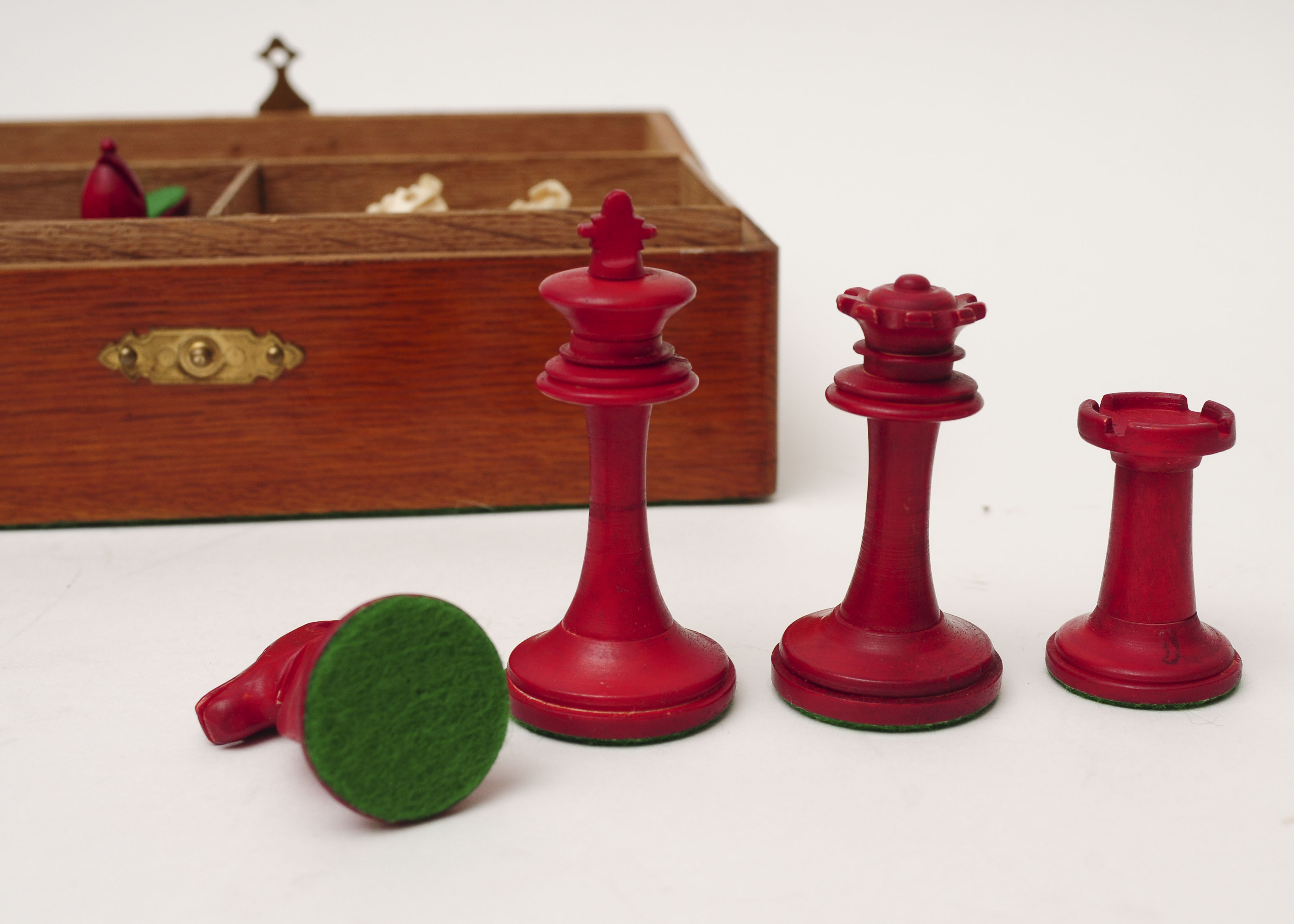 Antique Bone Chess Set