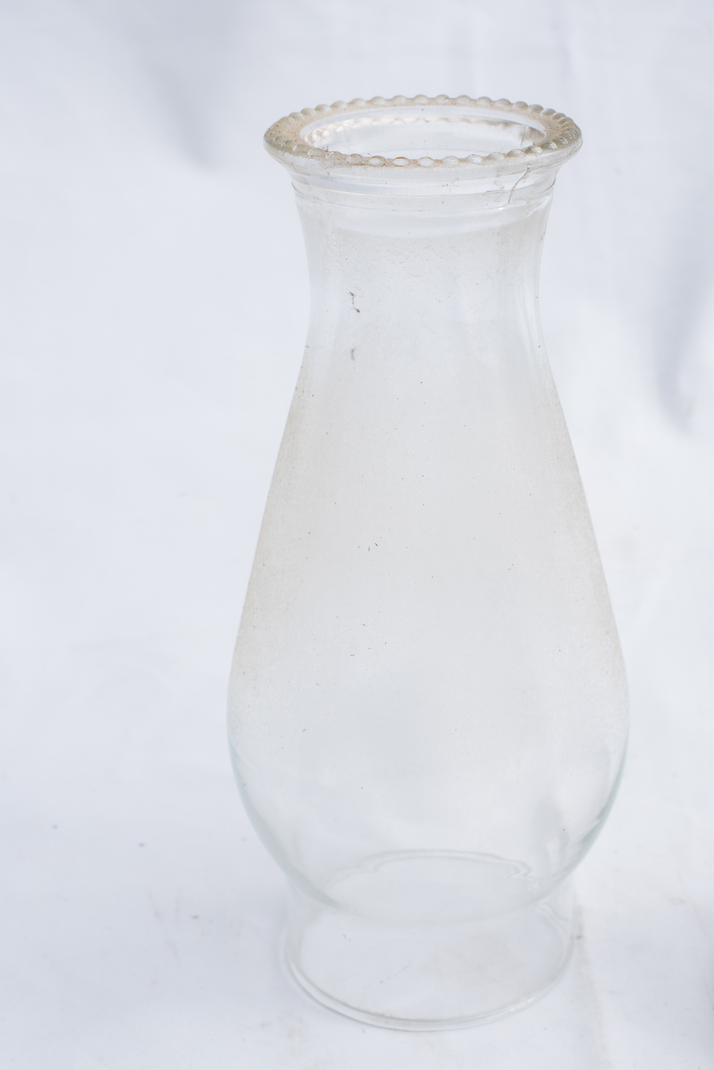 Antique Glass Oil Lamp