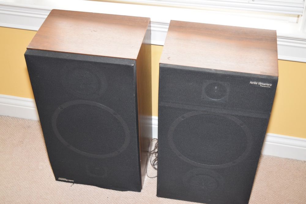 Pair of Panasonic Turbo Thrusters Speakers