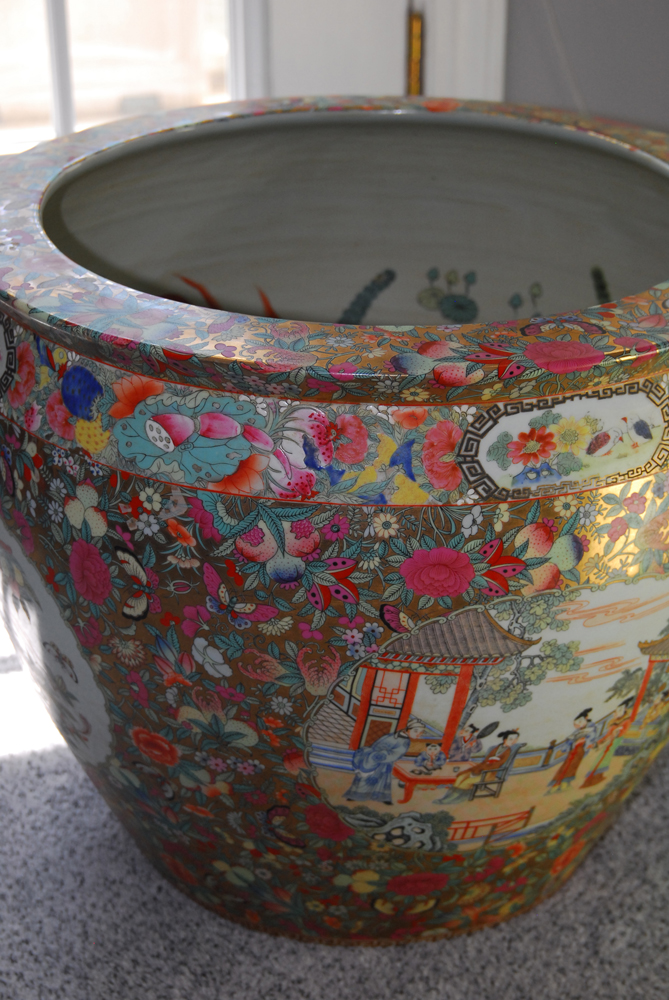Chinese Fish Bowl Planter