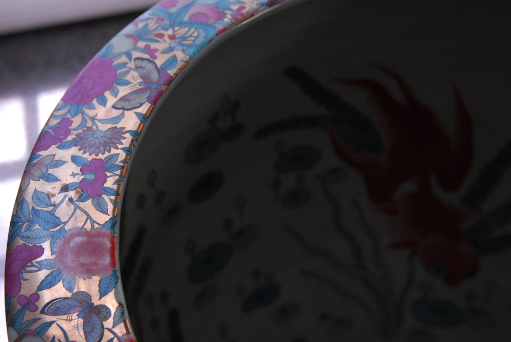 Chinese Fish Bowl Planter