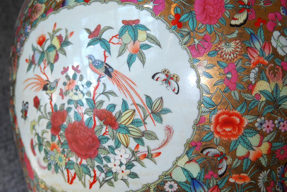 Chinese Fish Bowl Planter