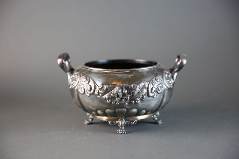James W. Tufts Sugar Bowl and Bridal Basket